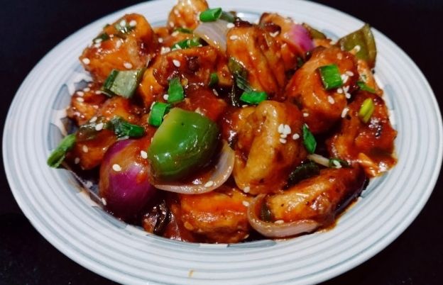 Soya chap chilli dry