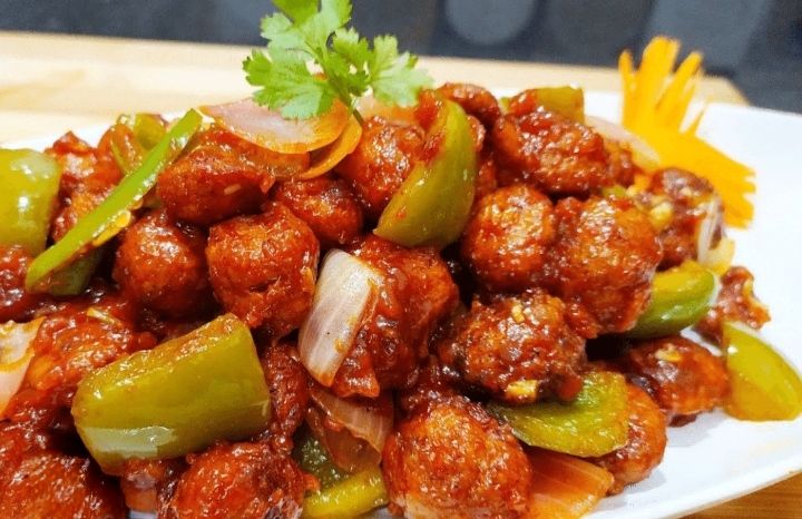 Soya badi chilli dry
