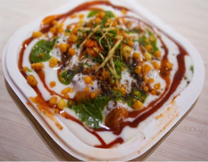 Dahi bhalla chat counter